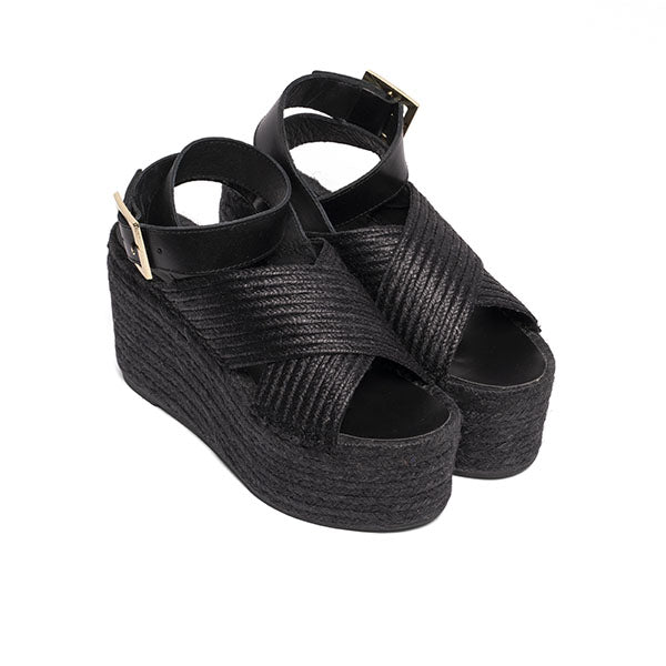 Sandales Pou Des Lleo Noir