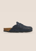 Abric Marino — zueco forrado con pala tipo mocasín, vista lateral
