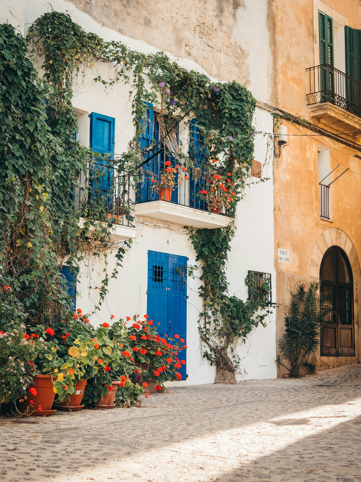 Puertas azules